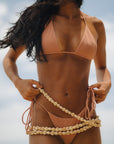 Tulum Tie Bottom - Blush Terry