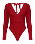 Malibu Surf Suit - Cherry Wine