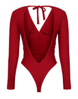 Malibu Surf Suit - Cherry Wine