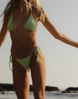 Tulum Tie Bottom - Aloe Terry
