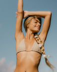 Tulum Tie Top - Champagne