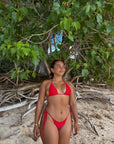 Tulum Tie Top - Sangria
