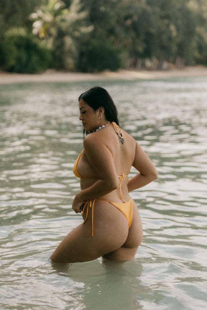 Tulum Tie Bottom - Mango