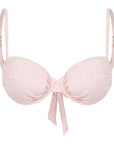 Rio Top - Textured Floral / Blush Pink