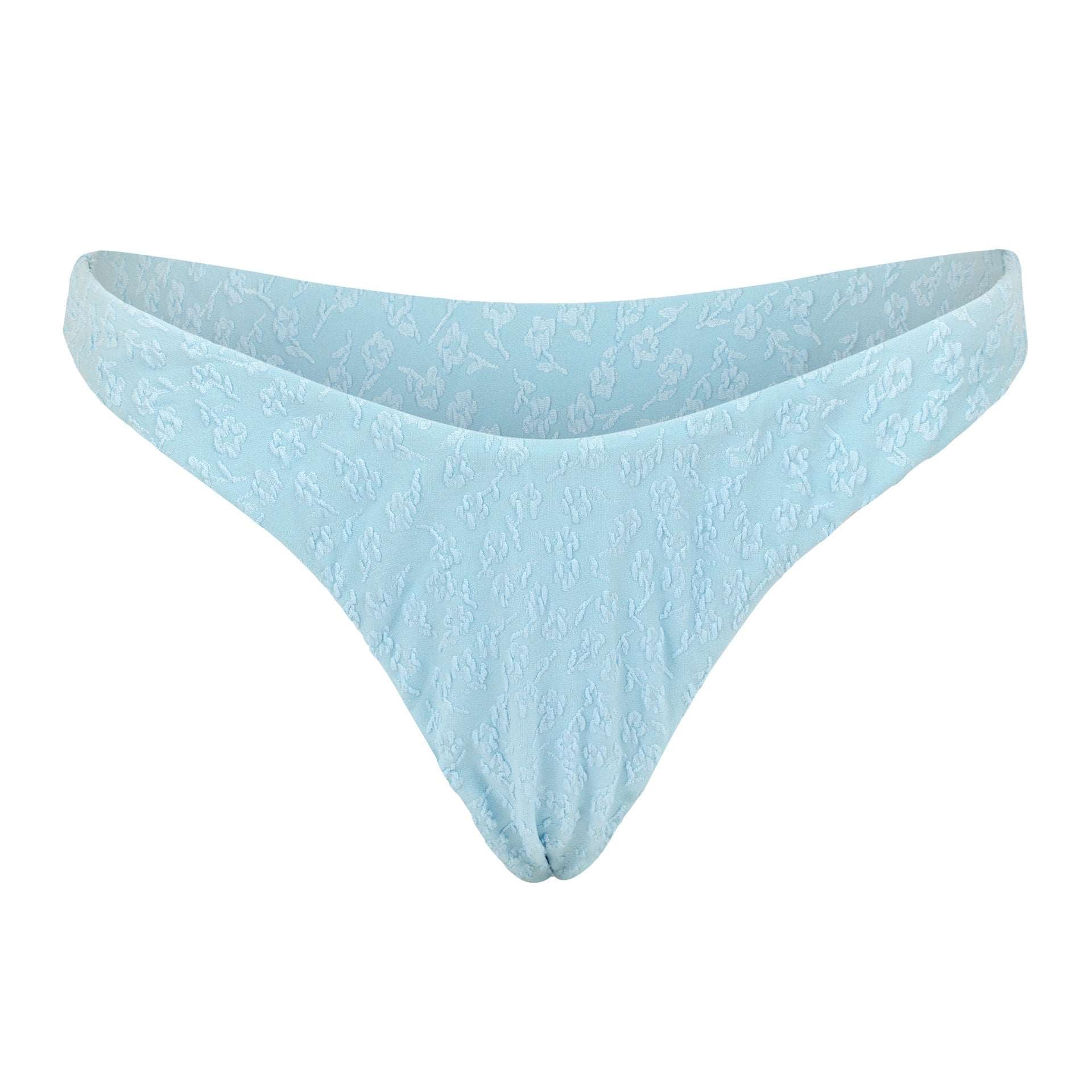 Rio Bottom - Textured Floral / Sky Blue