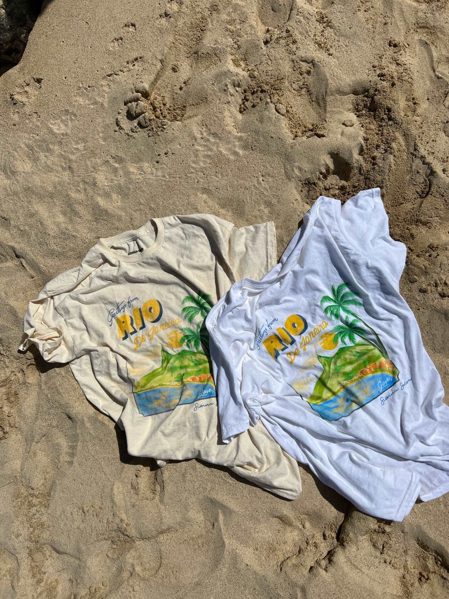 Outerwear: "Postcards from Rio" oversized t-shirt