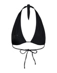 Summerland halter bikini top in Black