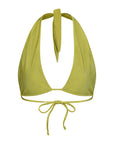 Summerland halter bikini top in Palm green
