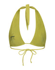 Summerland halter bikini top in Palm green