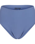 Montecito high waist bikini bottom in Steel blue