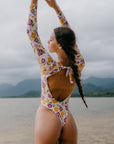 Malibu Surf Suit - Muted Flora