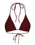 Tulum Tie Top - Cherry Wine