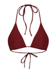 Tulum Tie Top - Cherry Wine