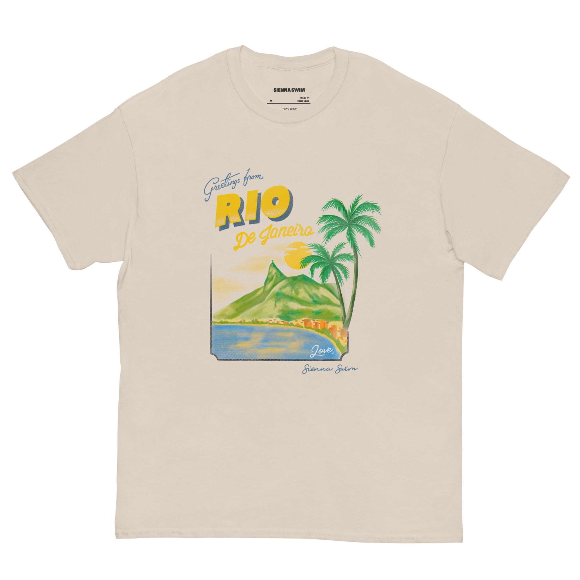 Outerwear: "Postcards from Rio" oversized t-shirt