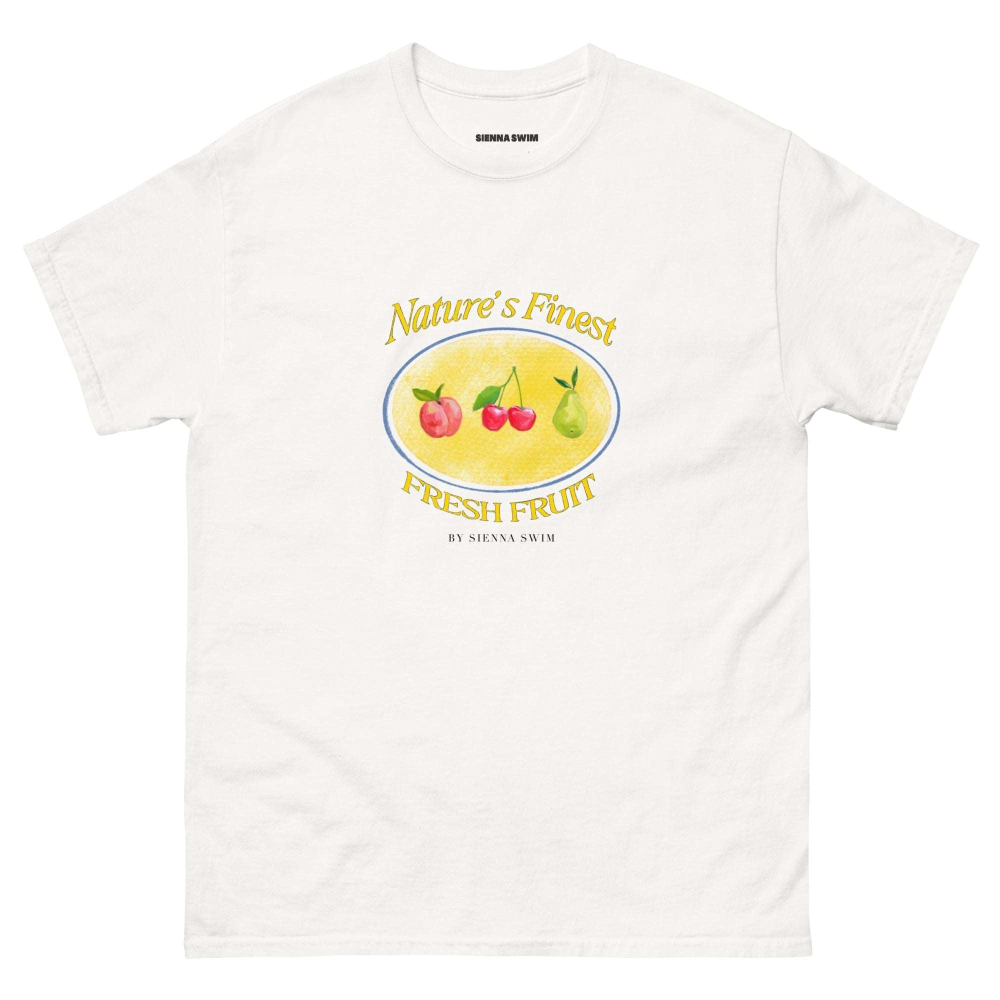 Outerwear: "Fresh Fruit" oversized t-shirt