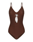 Hanalei One Piece - Espresso Dots