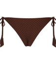 Kahana Tie Bottom - Espresso Dots
