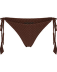 Kahana Tie Bottom - Espresso Dots