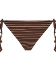 Kahana Tie Bottom - Espresso Stripes