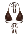 Nalo Top - Espresso Stripes