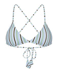 Palma Cross Top - Seaglass Stripes