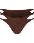 Paloma Beaded Bottom - Espresso Dots