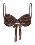 Rio Top - Espresso Stripes