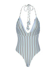 South Beach One Piece - Seaglass Stripes