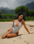 South Beach One Piece - Seaglass Stripes