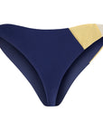 Back view of Sienna Swim Rio bikini bottom in Gold Coast showing panel stitching and color-block construction.