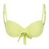 Rio Top - Textured Geometric / Sun Yellow