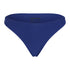 Sienna Swim Swami’s high-rise bikini bottom in Sapphire blue made from premium Italian Vita fabric.