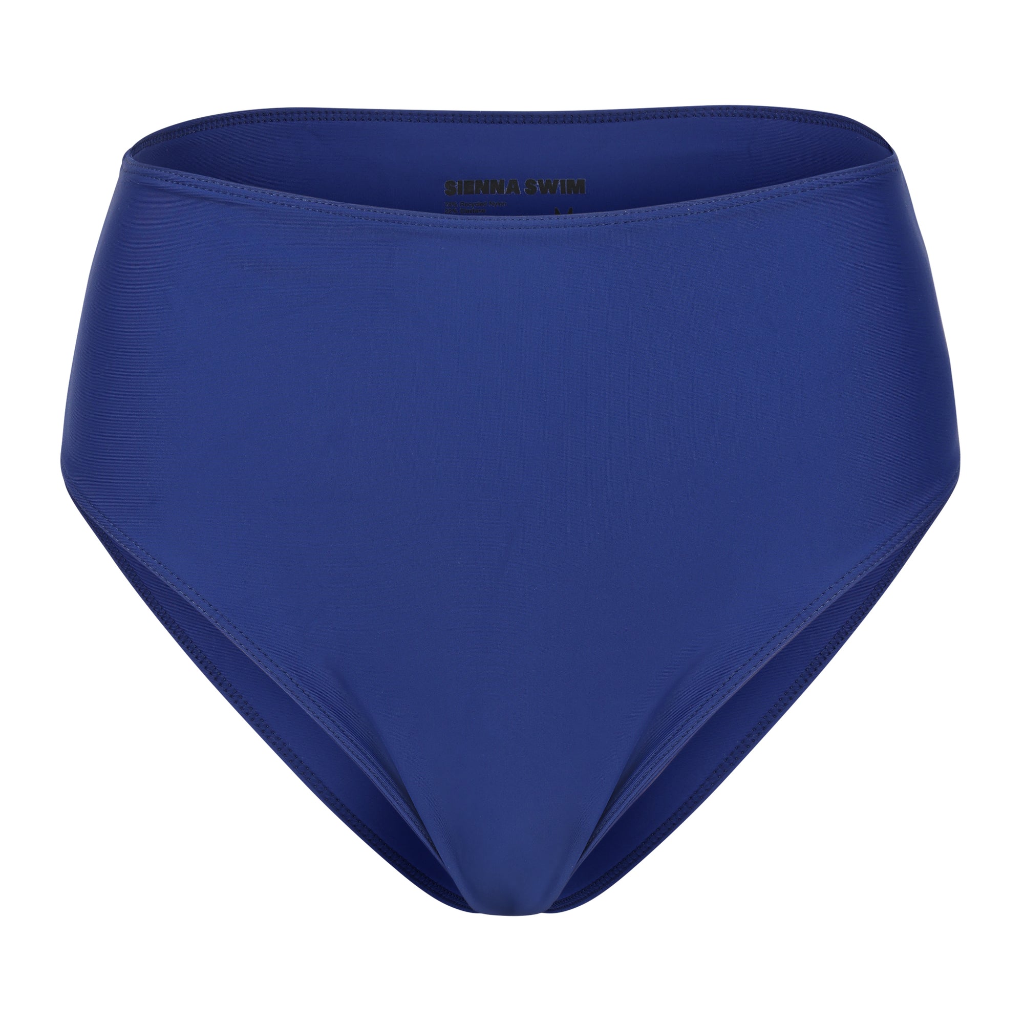 Montecito high waist bikini bottom in Sapphire blue