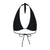Summerland halter bikini top in Black
