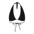 Summerland halter bikini top in Black