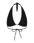 Summerland halter bikini top in Black