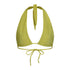 Summerland halter bikini top in Palm green