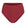Montecito high waist bikini bottom in Cherry Wine