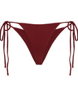 Tulum Tie Bottom - Cherry Wine