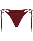 Tulum Tie Bottom - Cherry Wine