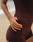 Encinitas One Piece - Espresso