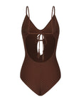 Hanalei One Piece - Espresso Dots