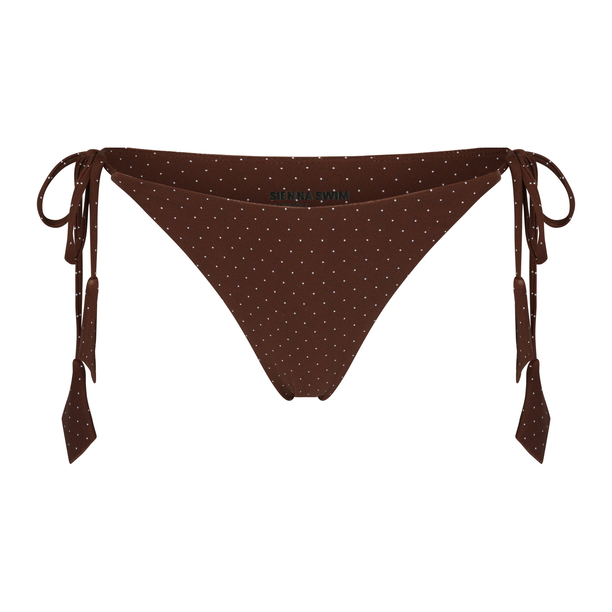 Kahana Tie Bottom - Espresso Dots