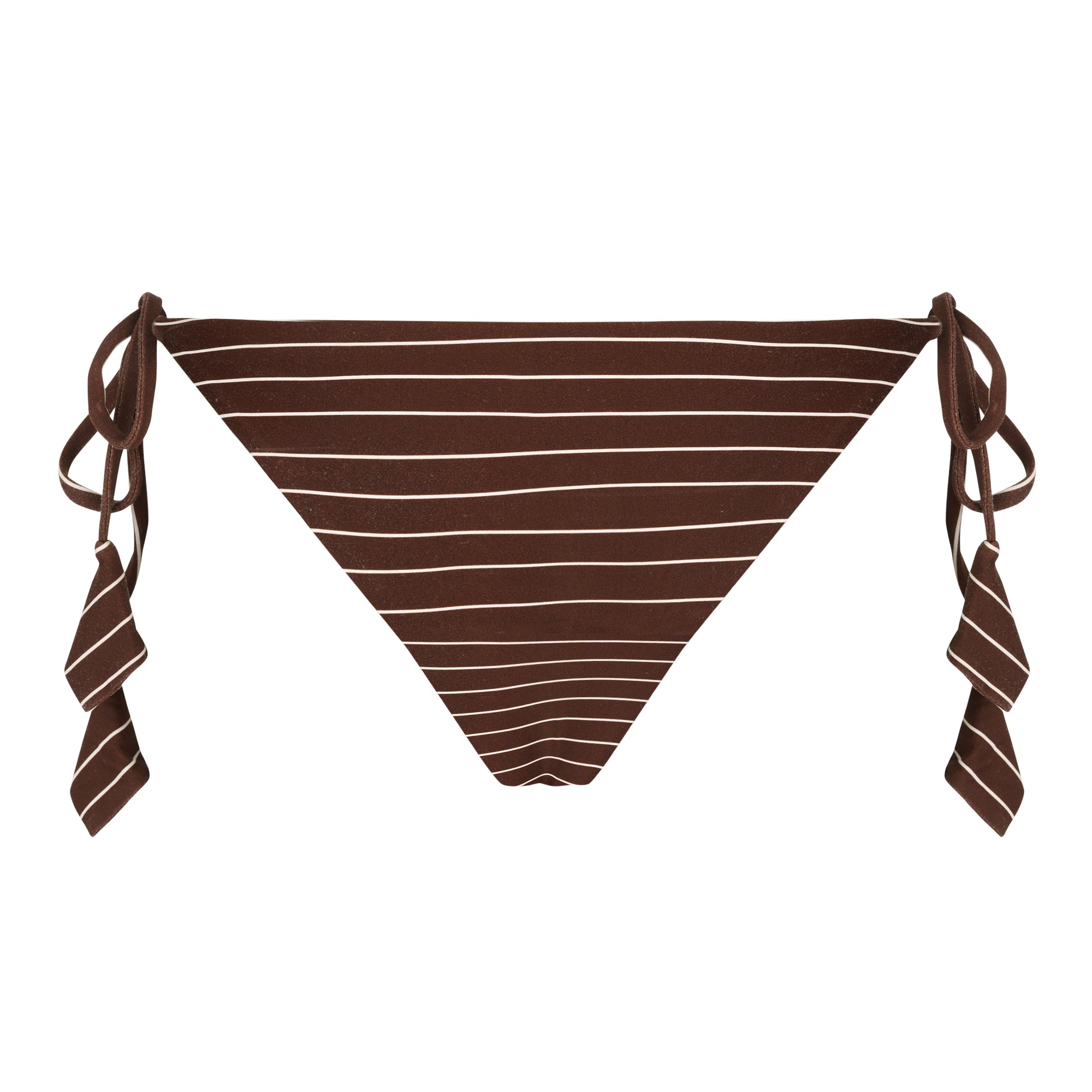 Kahana Tie Bottom - Espresso Stripes