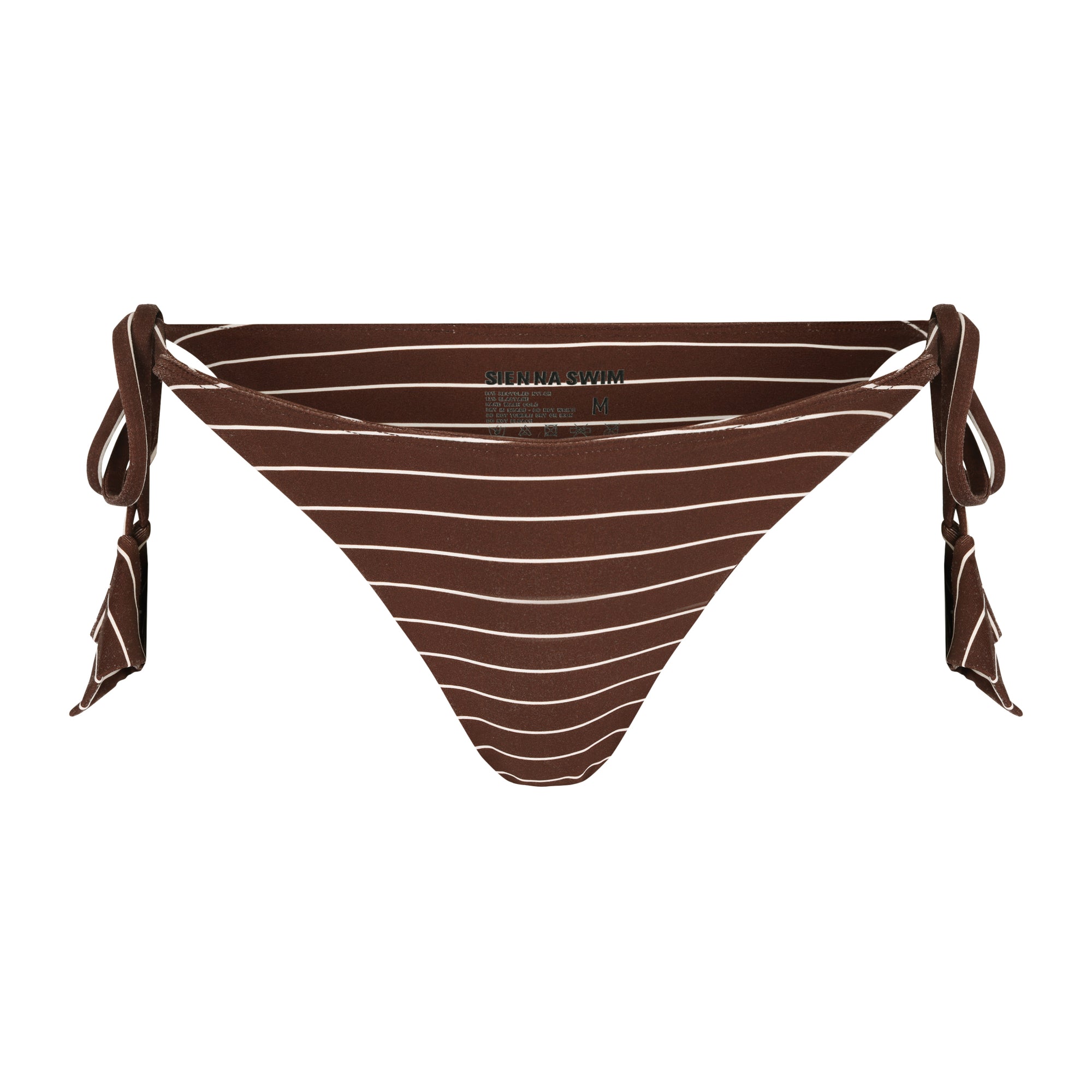 Kahana Tie Bottom - Espresso Stripes