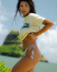 Kahana Tie Bottom - Seaglass Stripes