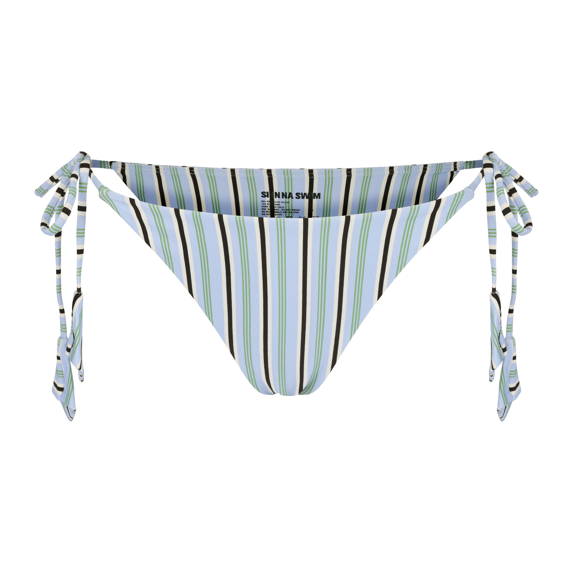 Kahana Tie Bottom - Seaglass Stripes
