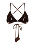 Palma Cross Top - Espresso Dots