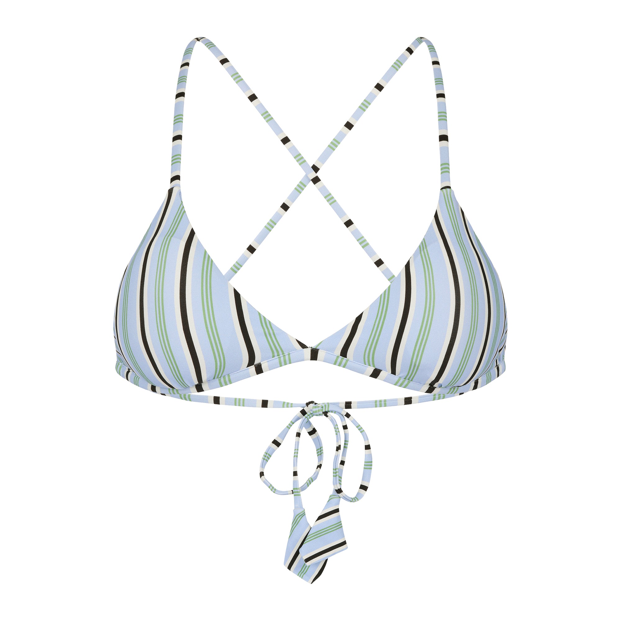 Palma Cross Top - Seaglass Stripes