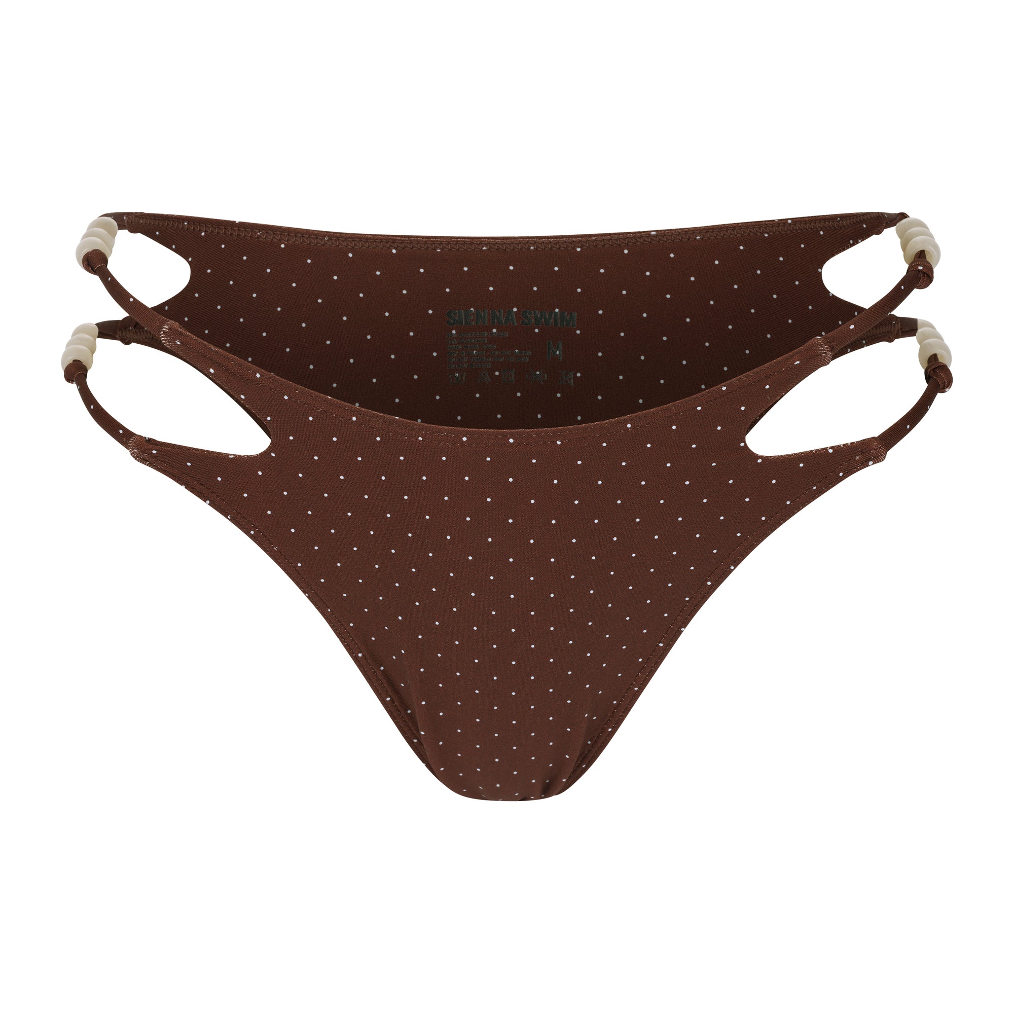 Paloma Beaded Bottom - Espresso Dots
